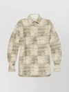 Iro Printed Overshirt In Textured Fabric