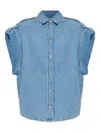 Iro Wide Shoulder Denim Jacket