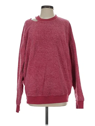 Pre-owned Iro Pullover Sweater In Burgundy