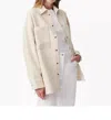 Iro Quela Tweed Jacket In White In White