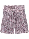 Iro High-waist Shorts In Pink