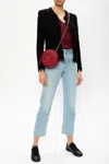 Iro Raw-cut Cardigan In Black