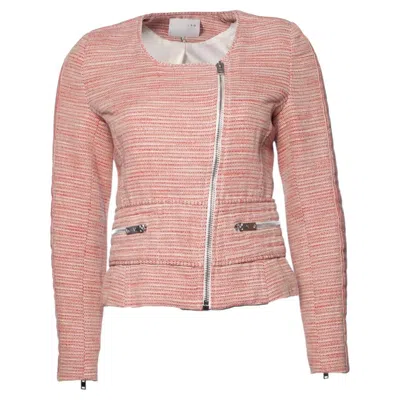 Pre-owned Iro , Red Boucle Jacket With Zipper
