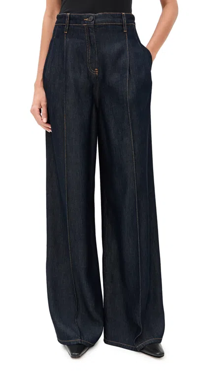 Iro Remy Jeans Satin Denim In Blue