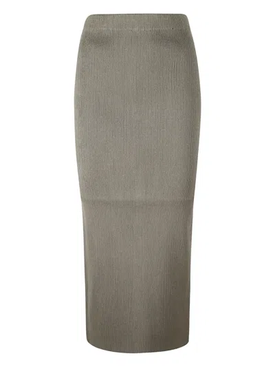 IRO RIBBED SLIT SKIRT