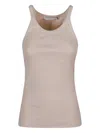 Iro Ribbed Tank Top In Neutral