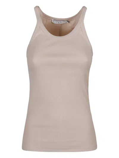 Iro Ribbed Tank Top In Neutral