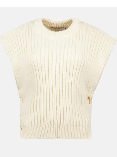 Iro Ribbed Top In Neutrals
