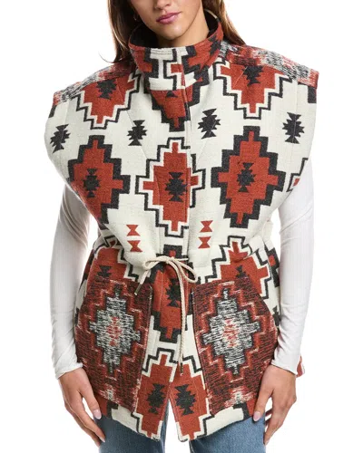 Iro Rinar Wool & Silk-blend Coat In Multi