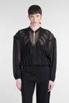 Iro Rixi Blouse In Black Polyester
