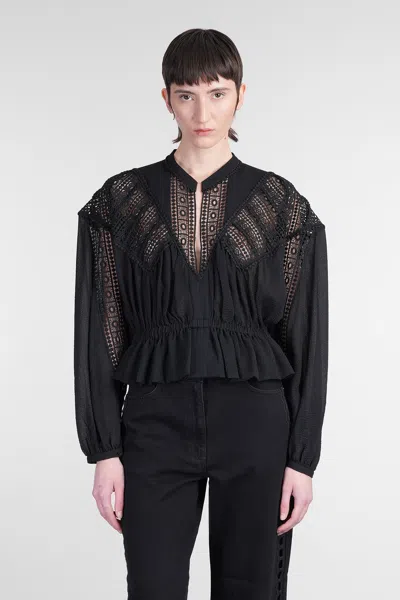 Iro Rixi Blouse In Black Polyester