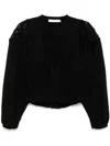 Iro Rixi Blouse In Black Polyester In Black