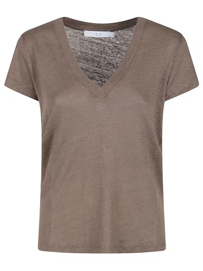 Iro Rodeo T-shirt In Warm Taupe