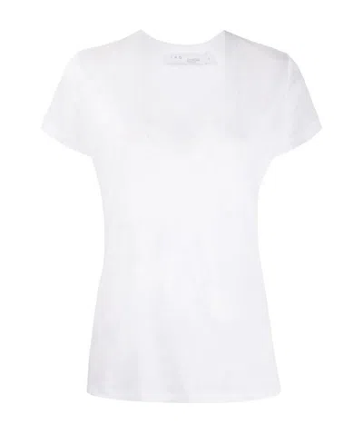 Iro Rodeo T-shirt With Round Neck In White