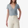 Iro Rodeo V-neck Shirt In Indigo Grey In Gray