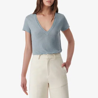 Iro Rodeo V-neck Shirt In Indigo Grey In Gray