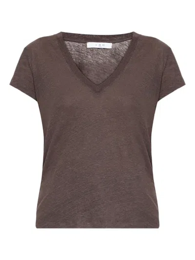 Iro Rodeo V-neck T-shirt In Brown