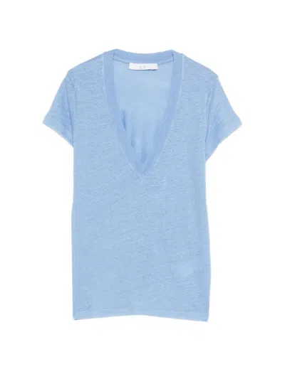 Iro Rodeo V-neck T-shirt In Blue
