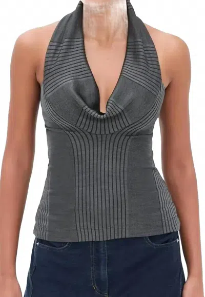 Iro Rolf Blouse In Charcoal In Gray
