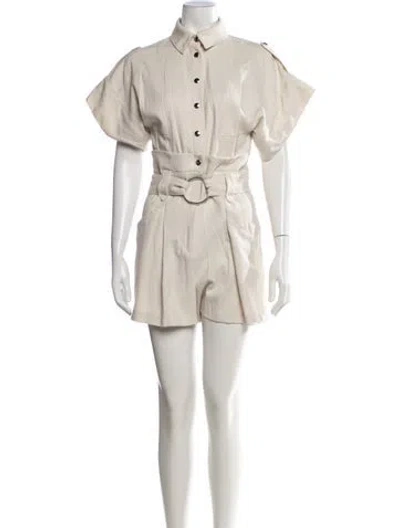 Pre-owned Iro Romper In Neutrals