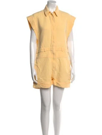 Pre-owned Iro Romper In Yellow