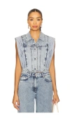 Iro Rosye Vest In Blue