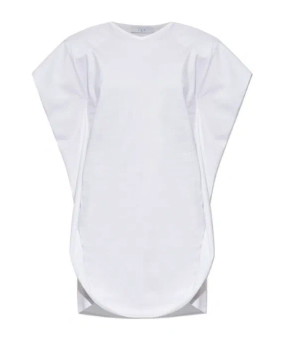 Iro Round Neck Dress In White