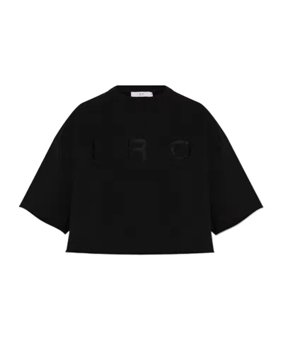 Iro Round-neck Sweater In Black