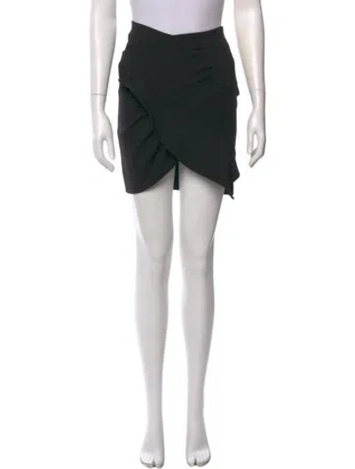 Pre-owned Iro Ruffle Embellishment Mini Skirt In Black
