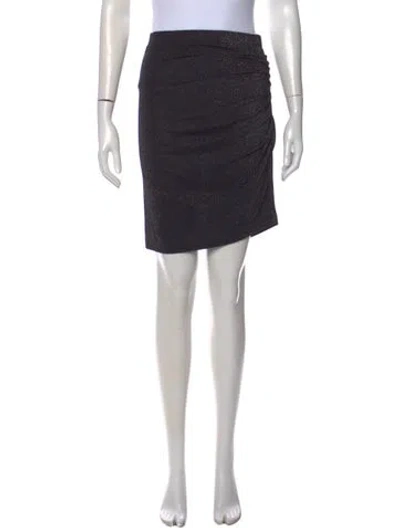 Pre-owned Iro Ruffle Embellishment Mini Skirt In Black