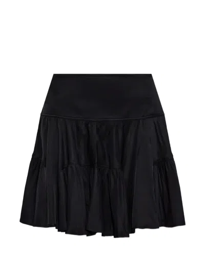 Iro Ruffled Mini Skirt In Black
