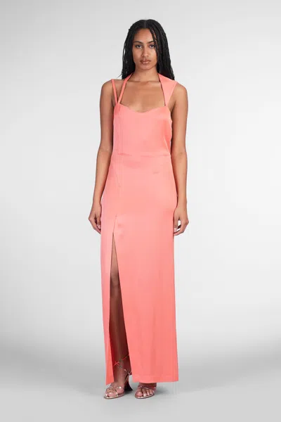 Iro Ruina Dress Woman In Orange Viscose