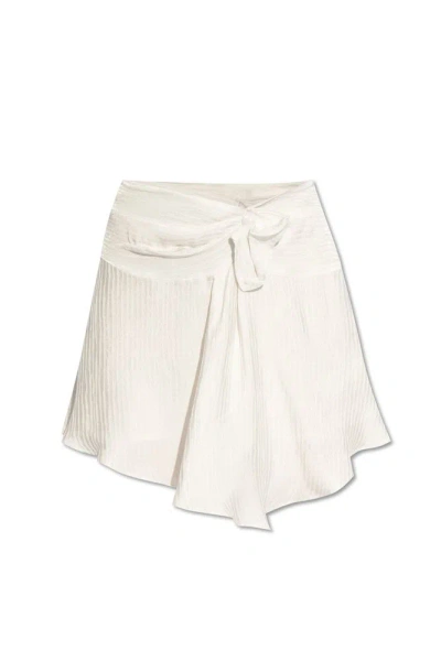 Iro Sadie Jacquard Mini Skirt In White