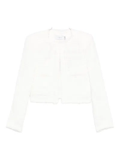 Iro Safira Cotton Blend Jacket In Metallic