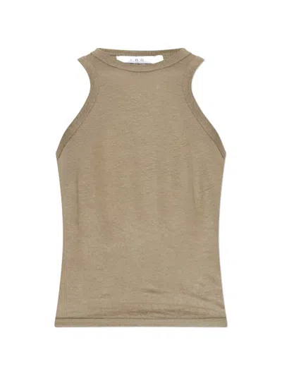 Iro Safrina Tank Top In Brown