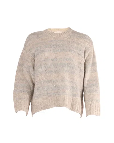 Iro Sagal Knitted Sweater In Multicolor Acrylic In Gray