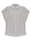 Iro Samyra Textured Button-fastening Shirt In Gray
