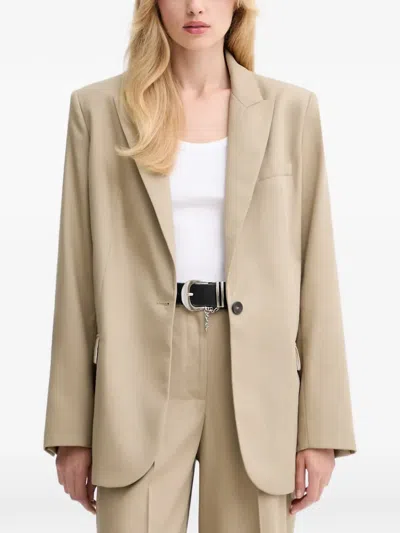 Iro Sannie Button Blazer In Neutral