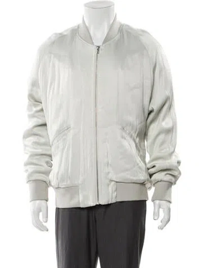 Pre-owned Iro Satin Bomber Jacket In Neutral
