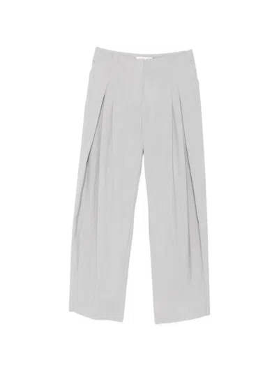 Iro Sauge Pleated Trousers In Gray