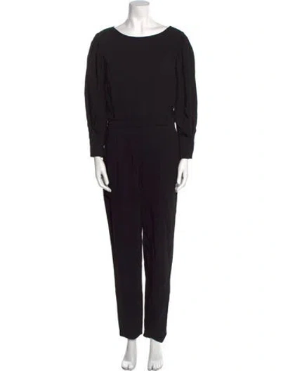 Pre-owned Iro Scoop Neck Jumpsuit In Black
