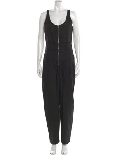 Pre-owned Iro Scoop Neck Jumpsuit In Black
