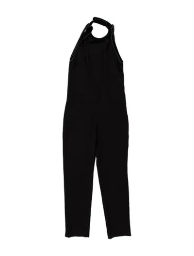 Pre-owned Iro Scoop Neck Jumpsuit In Black