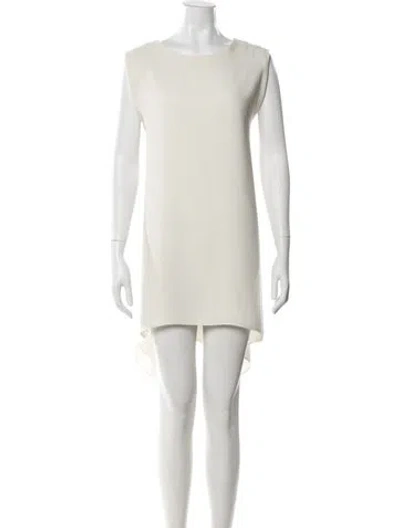 Pre-owned Iro Scoop Neck Knee-length Dress In Neutral