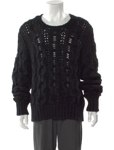 Pre-owned Iro Scoop Neck Long Sleeve Pullover W/ Tags In Black