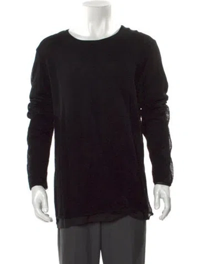 Pre-owned Iro Scoop Neck Long Sleeve Pullover W/ Tags In Black