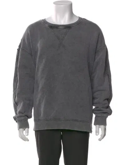 Pre-owned Iro Scoop Neck Long Sleeve Sweatshirt In Gray
