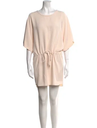 Pre-owned Iro Scoop Neck Mini Dress W/ Tags In Pink