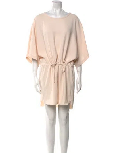 Pre-owned Iro Scoop Neck Mini Dress W/ Tags In Pink