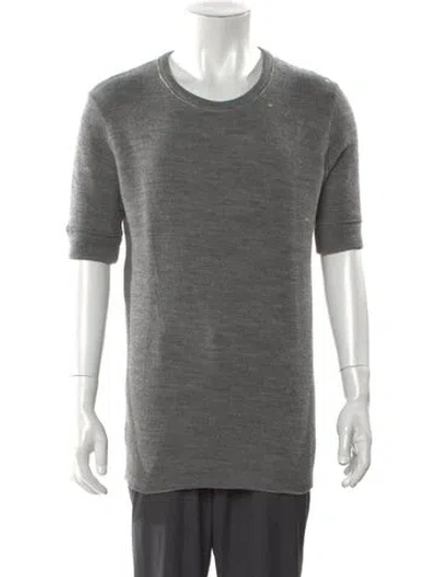 Pre-owned Iro Scoop Neck Short Sleeve Pullover W/ Tags In Gray
